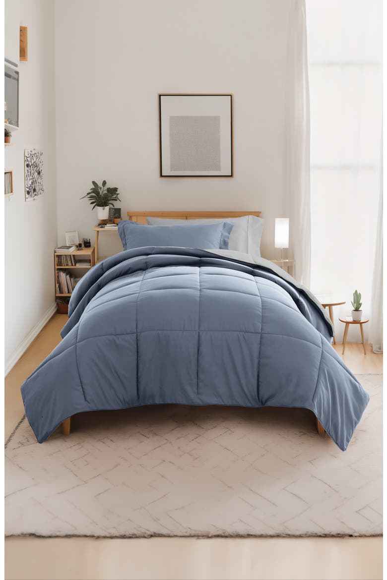 Ultimate College Essentials Bedding Bundle., Alternate, color, STONE/ LIGHT GRAY
