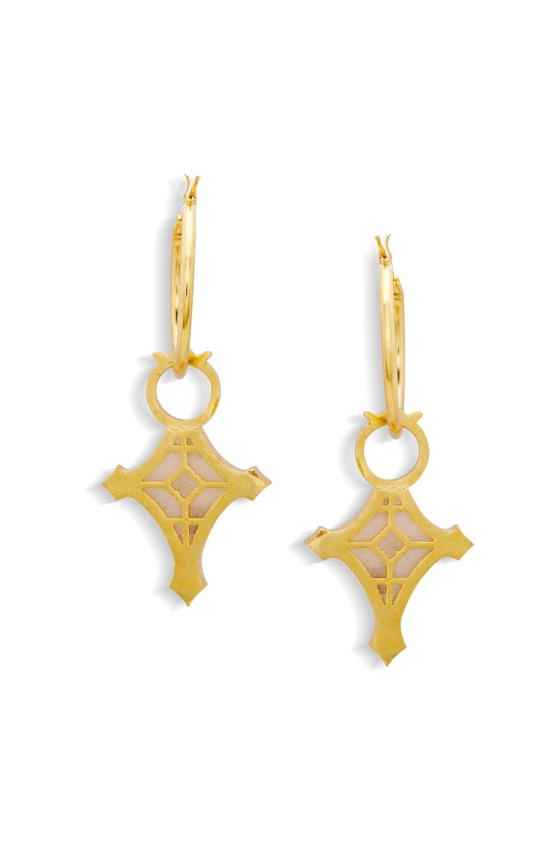 Dhwani Bansal CRUZ EARRINGS, Main, color, Gold Plated