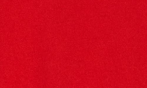 Frame Frankie Puff Short Sleeve Sweater In Red