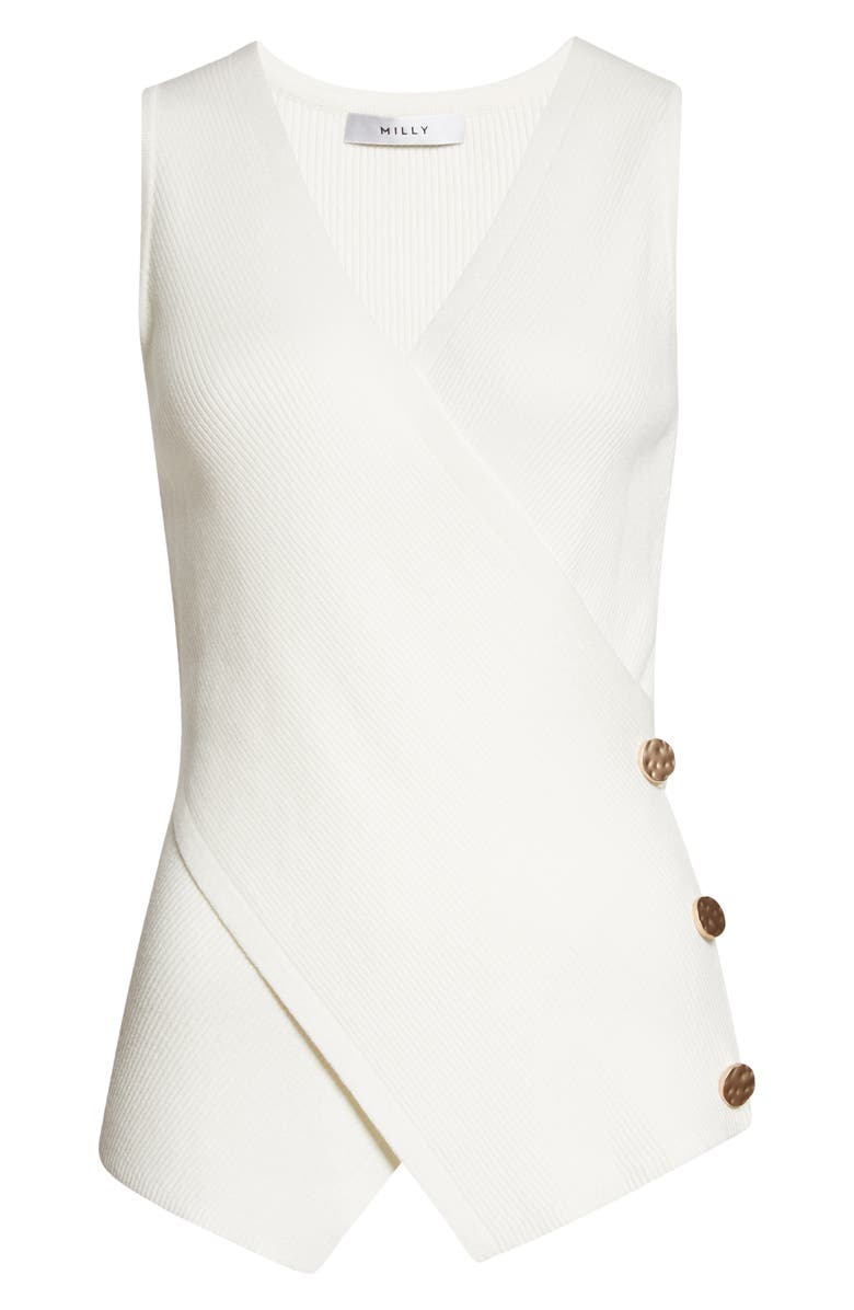 Milly Sleeveless Surplice Top, Alternate, color,