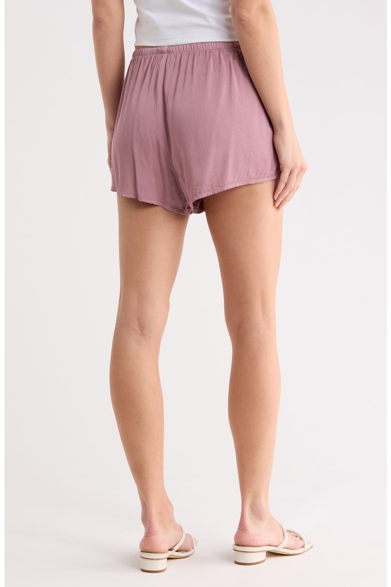 Flowy Shorts, Alternate, color, MAUVE