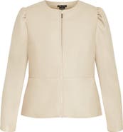 City Chic Mallory Faux Leather Jacket