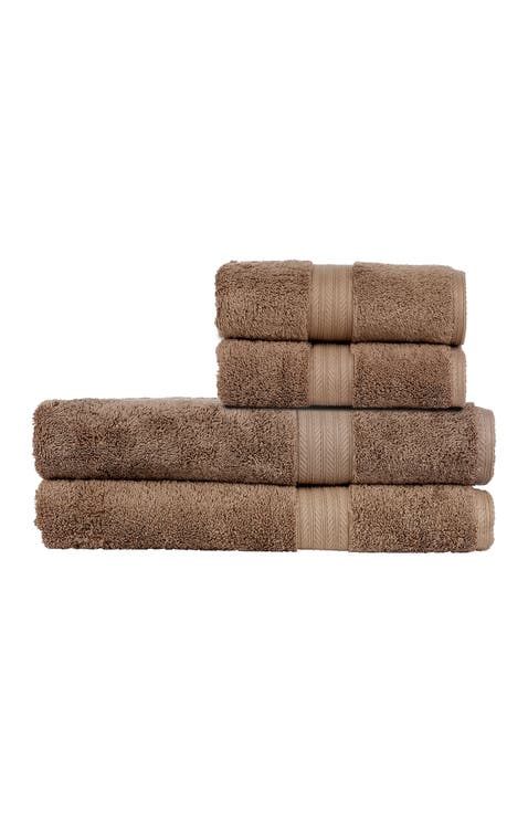Renaissance Classic 100% Egyptian Cotton 4 Piece Bath Sheet Set