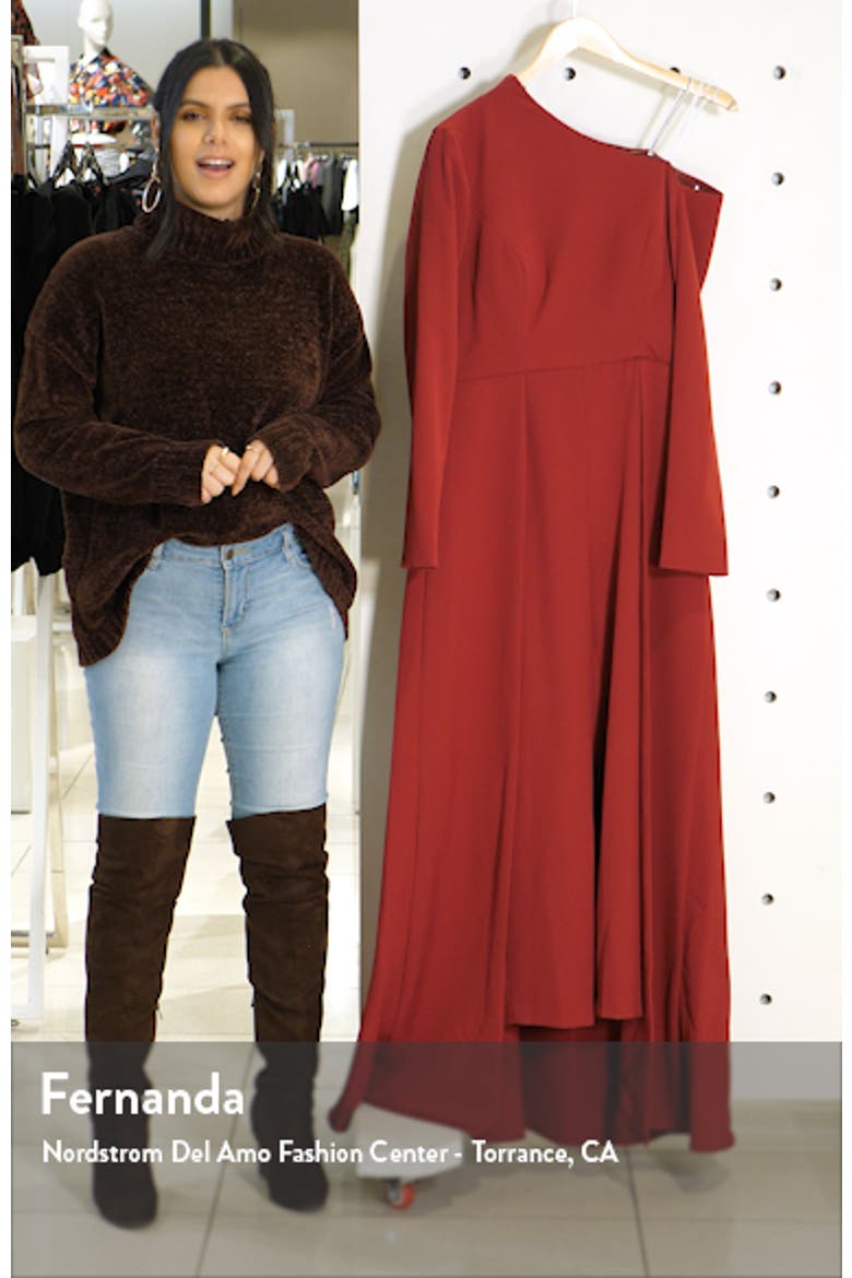 One-Sleeve Maxi Romper video