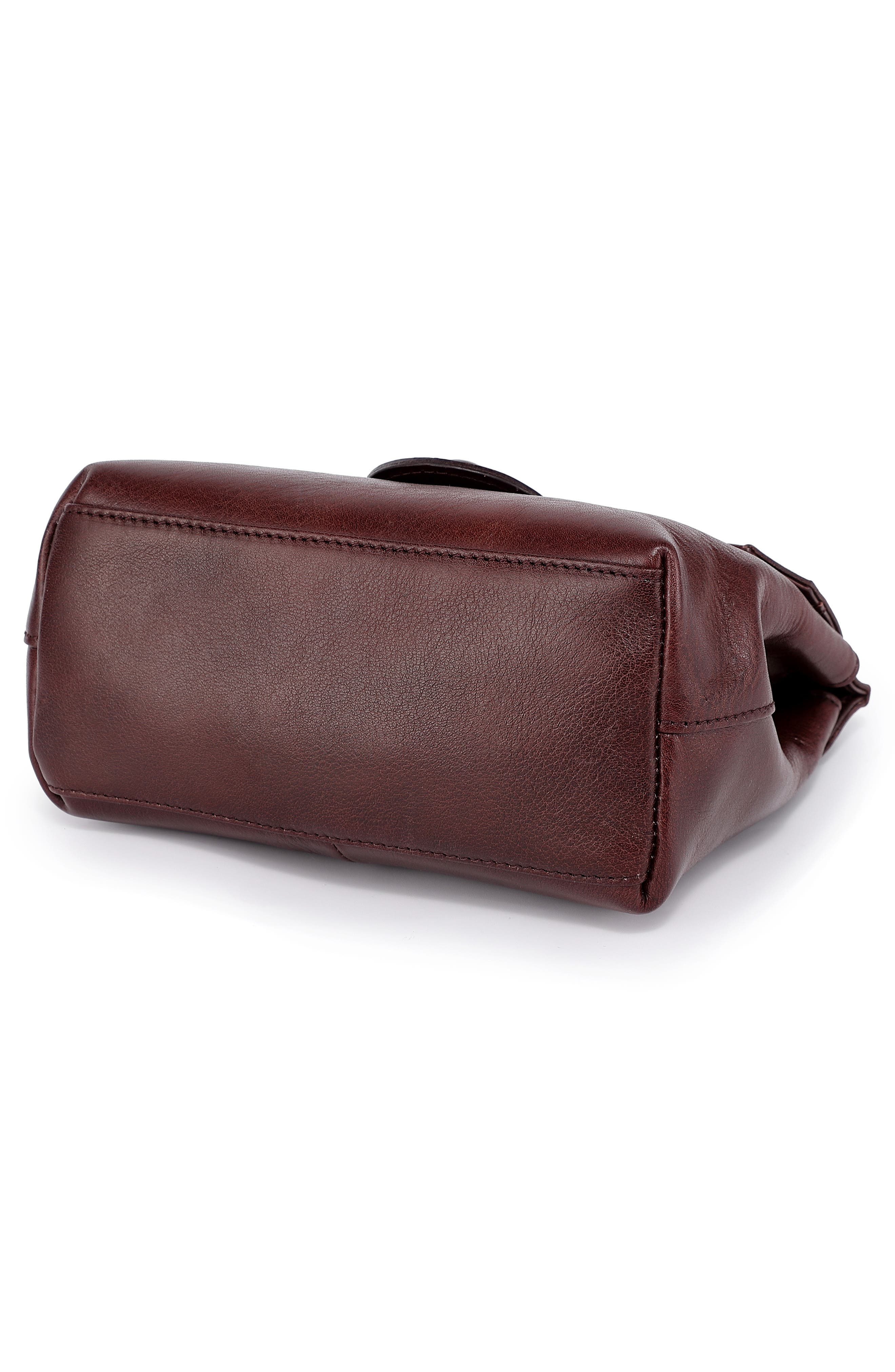 Leather Cypress Crossbody Bag, Alternate, color, BROWN