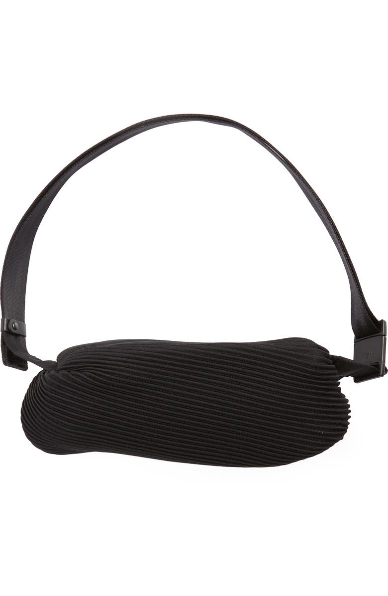 Pleats Please Issey Miyake Bias Pleated Belt Bag, Alternate, color,
