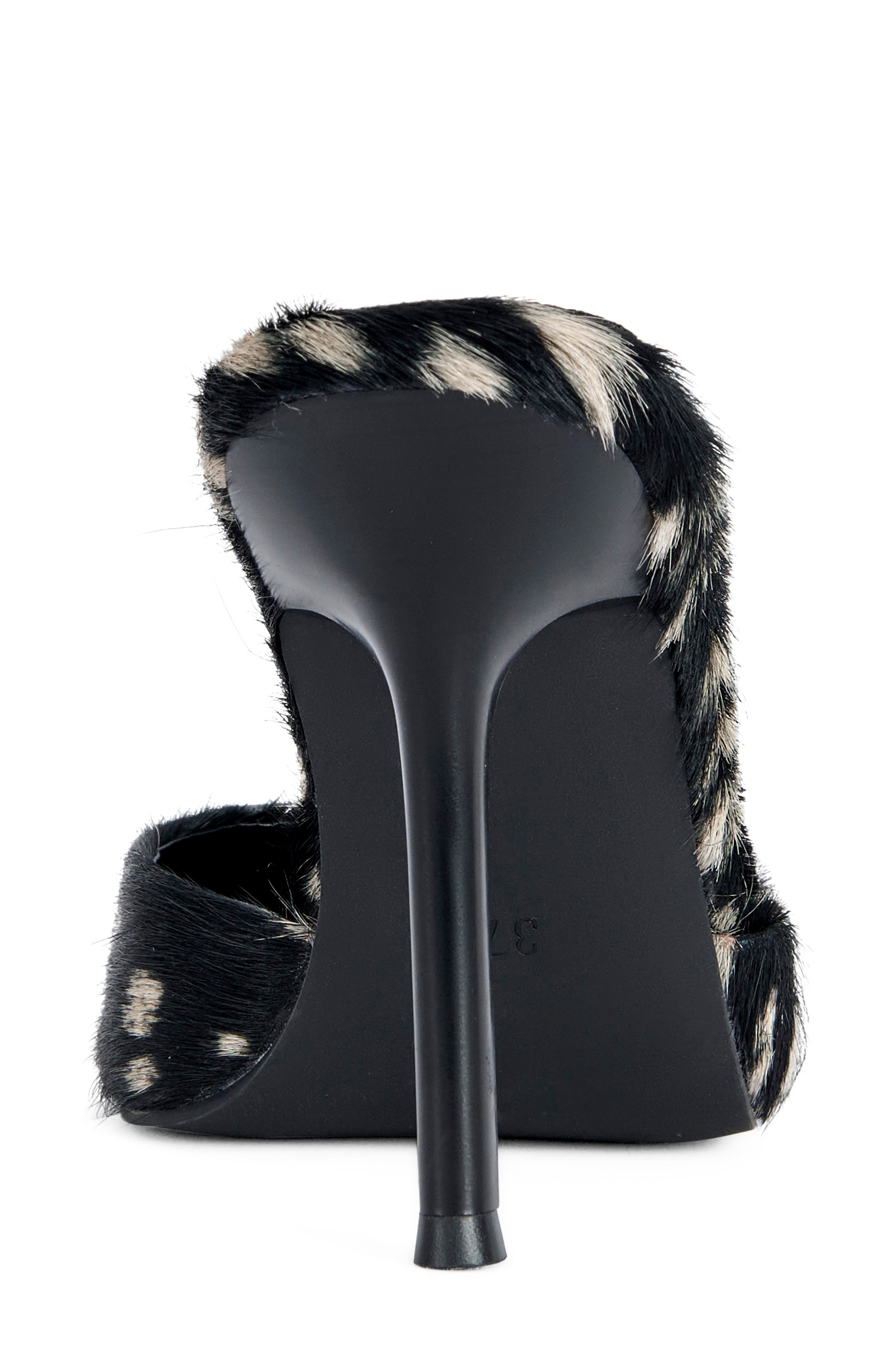 Cambie Calf Hair Mule, Alternate, color, BLACK MULTI