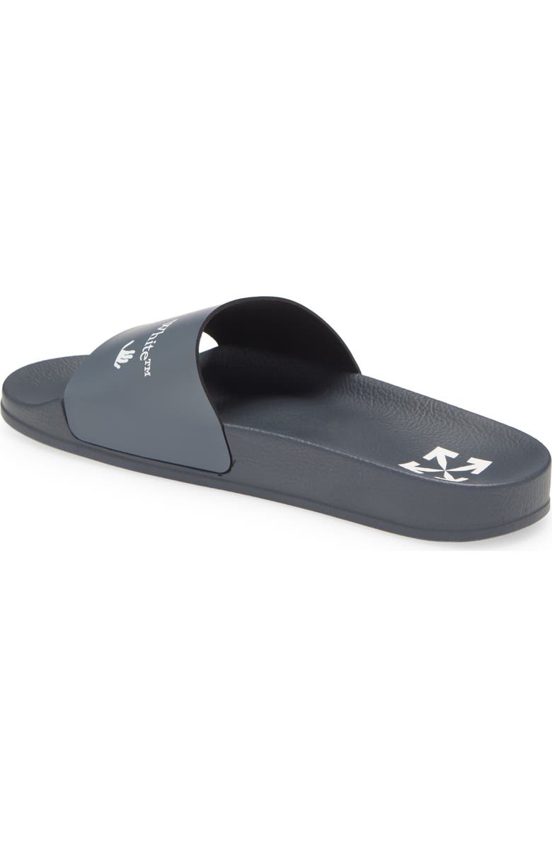 Off-White Logo Slide Sandal, Alternate, color,