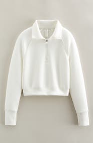 Zella Girl Kids' Varsity Track Half Zip Pullover
