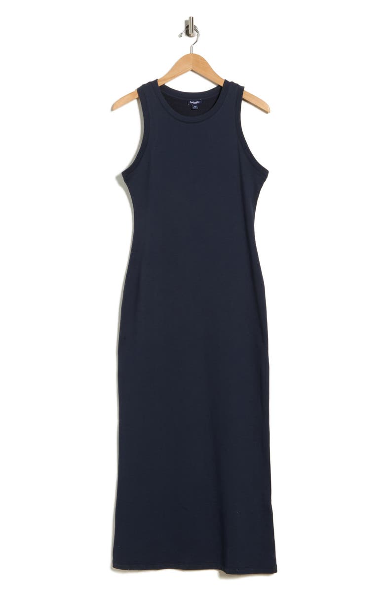 Splendid French Terry Midi Dress, Main, color, Navy Blue