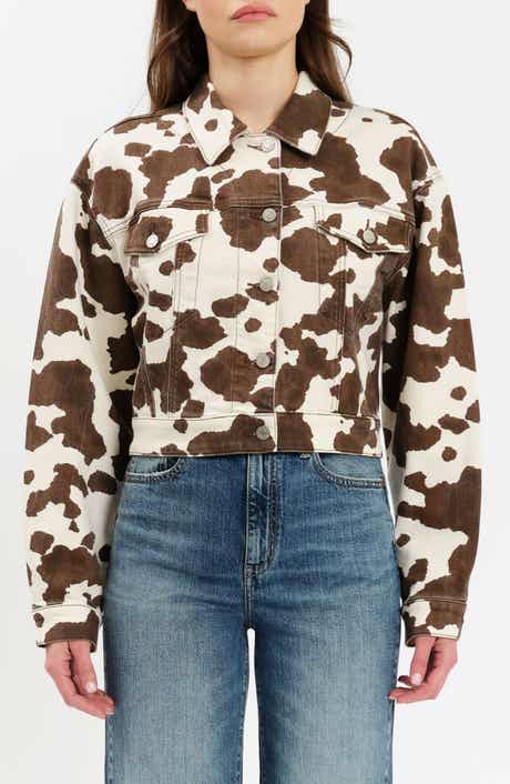 Del Mar Spotted Crop Denim Jacket