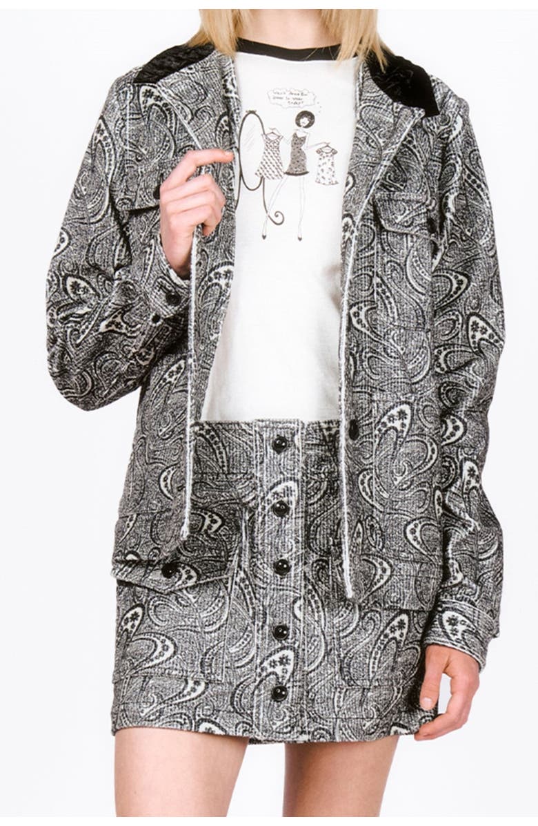 Anna Sui Beardsley Paisley Corduroy Jacket, Main, color, 