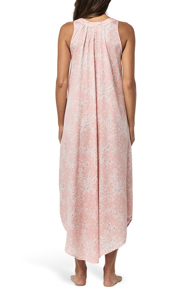 Papinelle Cheri Blossom Cotton Sateen Nightgown, Alternate, color, Pink