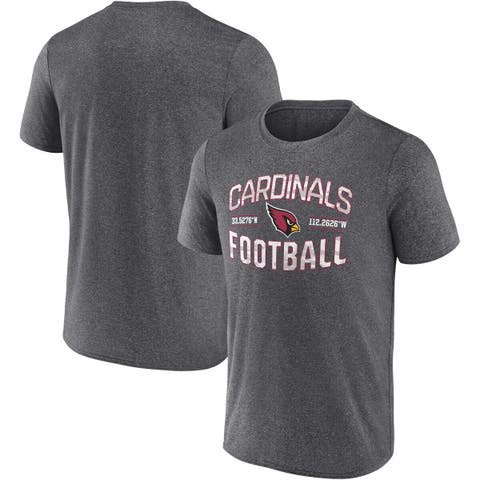 Men's Fanatics Branded Heathered Charcoal Arizona Cardinals Want To Play T-Shirt