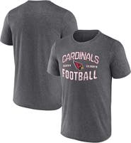FANATICS Men's Fanatics Branded Heathered Charcoal Arizona Cardinals Want To Play T-Shirt