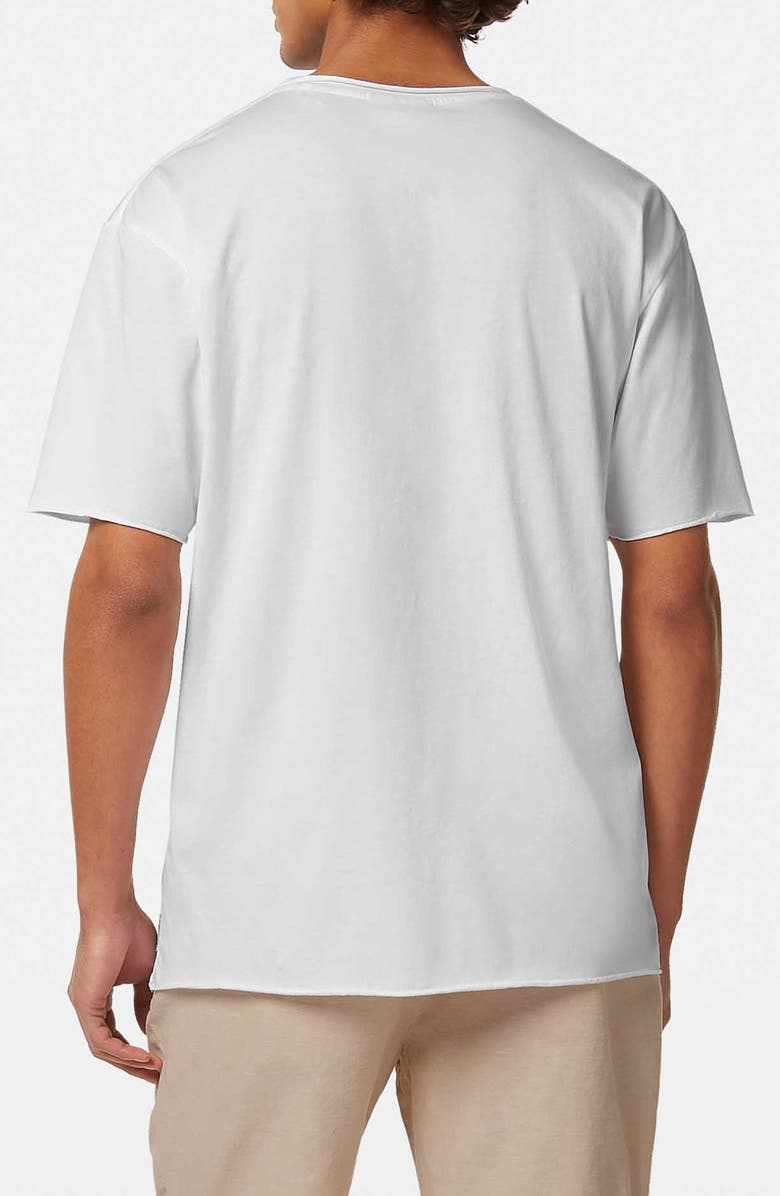 Scotch & Soda Relaxed Fit Raw Edge T-Shirt, Alternate, color, White