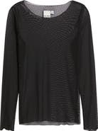 ICHI Ihnoviola Sparkle Mesh Shirt