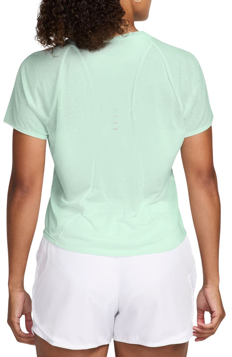 Nike Swift Breathe Dri-FIT Running Top, Alternate, color, Barely Green/ Photon Dust