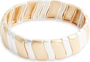 Nordstrom Wavy Link Stretch Bracelet