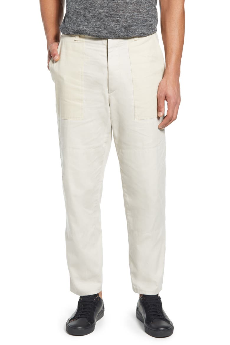 Franklin Slim Fit Chino Pants, Main, color, WHITE