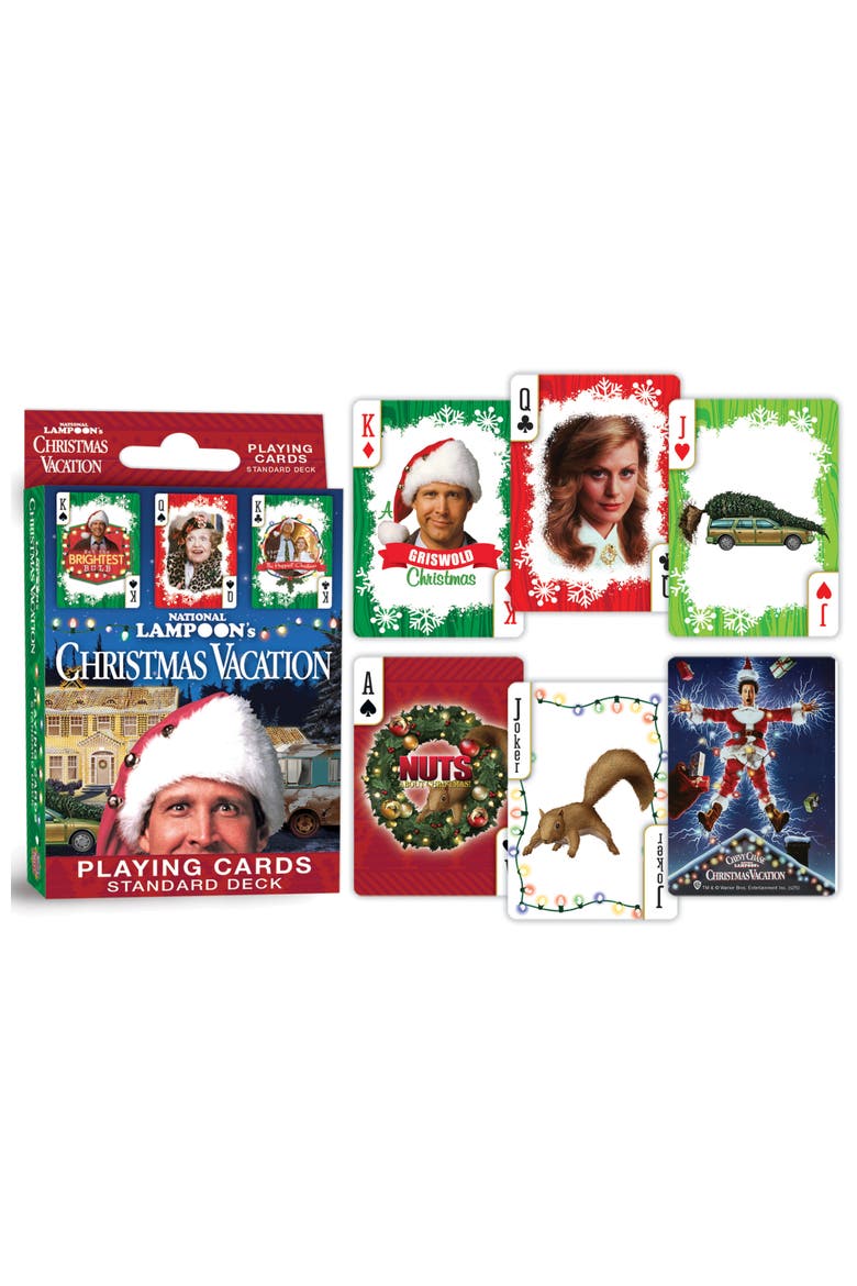Christmas Vacation Playing Cards, Alternate, color, Multicolor