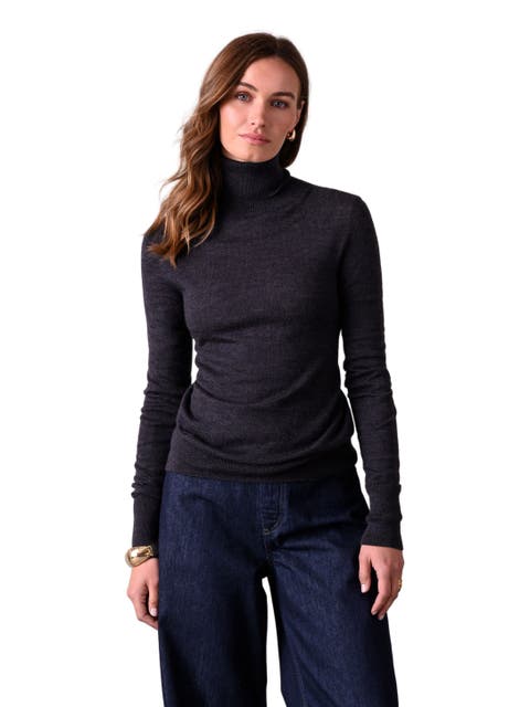 Merino Roll Neck Fitted Sweater