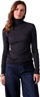 Celtic & Co. Merino Roll Neck Fitted Sweater