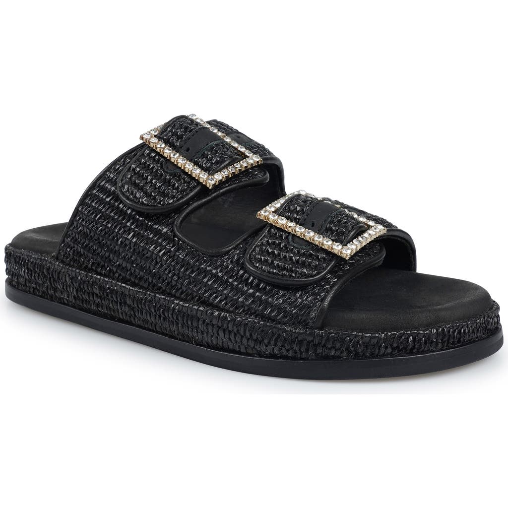 Zigi Artisan Reedie Two-strap Sandal In Black
