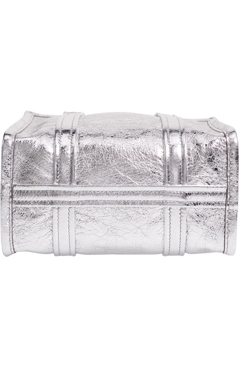 Balenciaga Extra Small Bazar Metallic Lambskin Leather Shopper, Alternate, color,