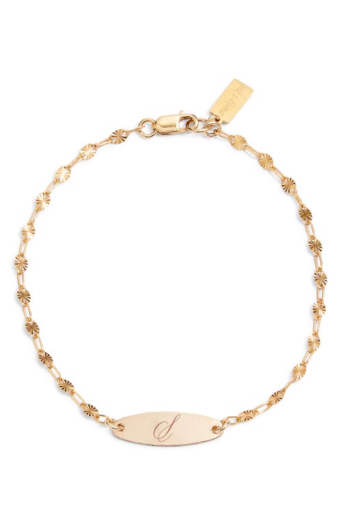 Set & Stones Bank Initial Bracelet