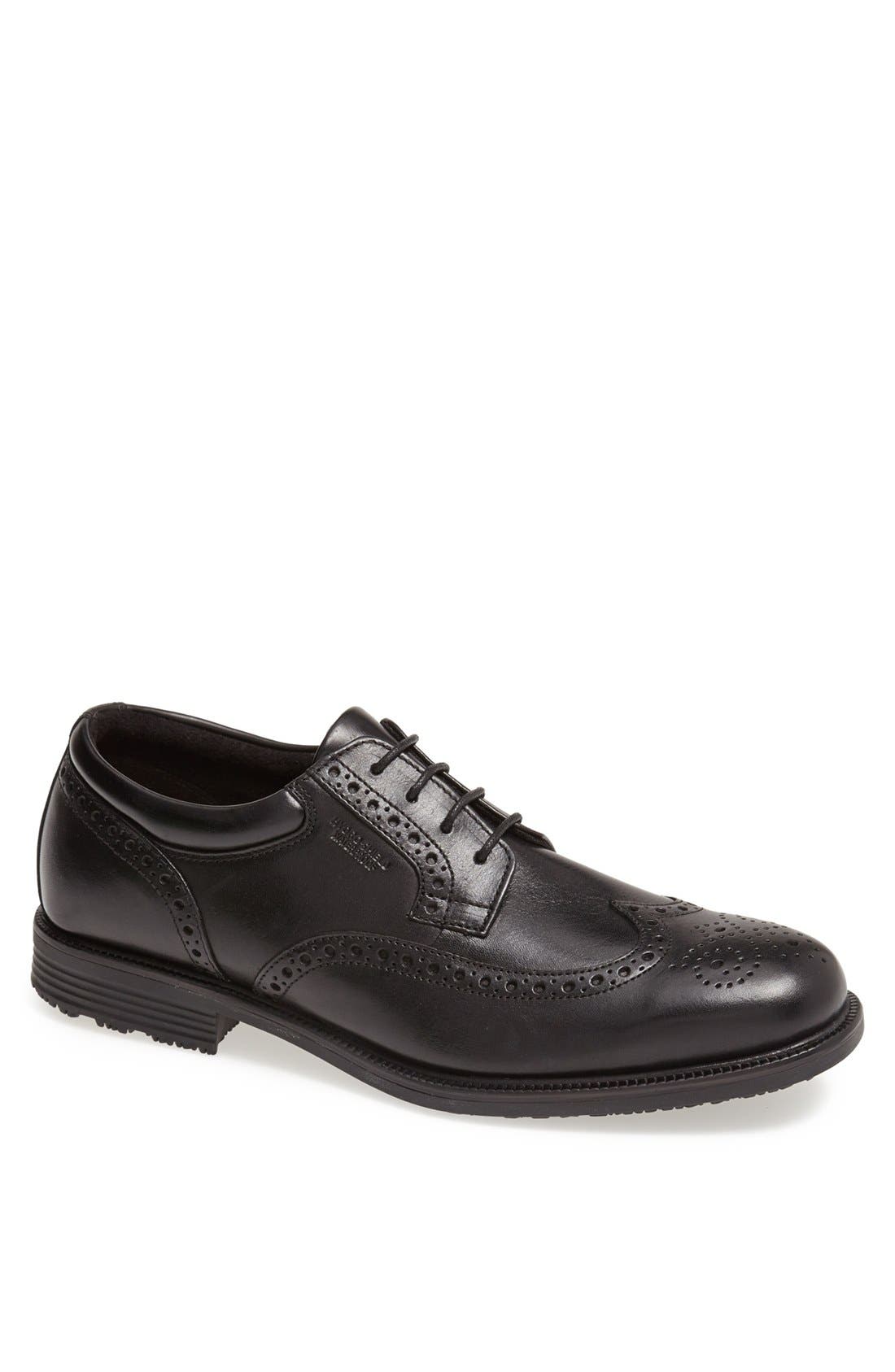 Rockport 'Essential Details' Waterproof Wingtip, Main, color, 