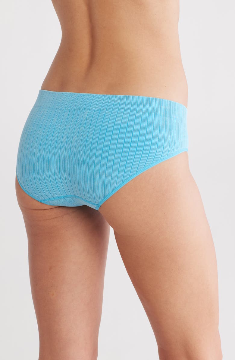 NORDSTROM RACK Assorted 3-Pack Ribbed Hipster Briefs, Alternate, color, 