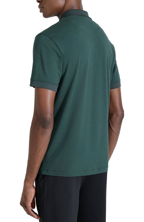 Urban Performance Pima Cotton Tech Polo With Uv Protection In Green