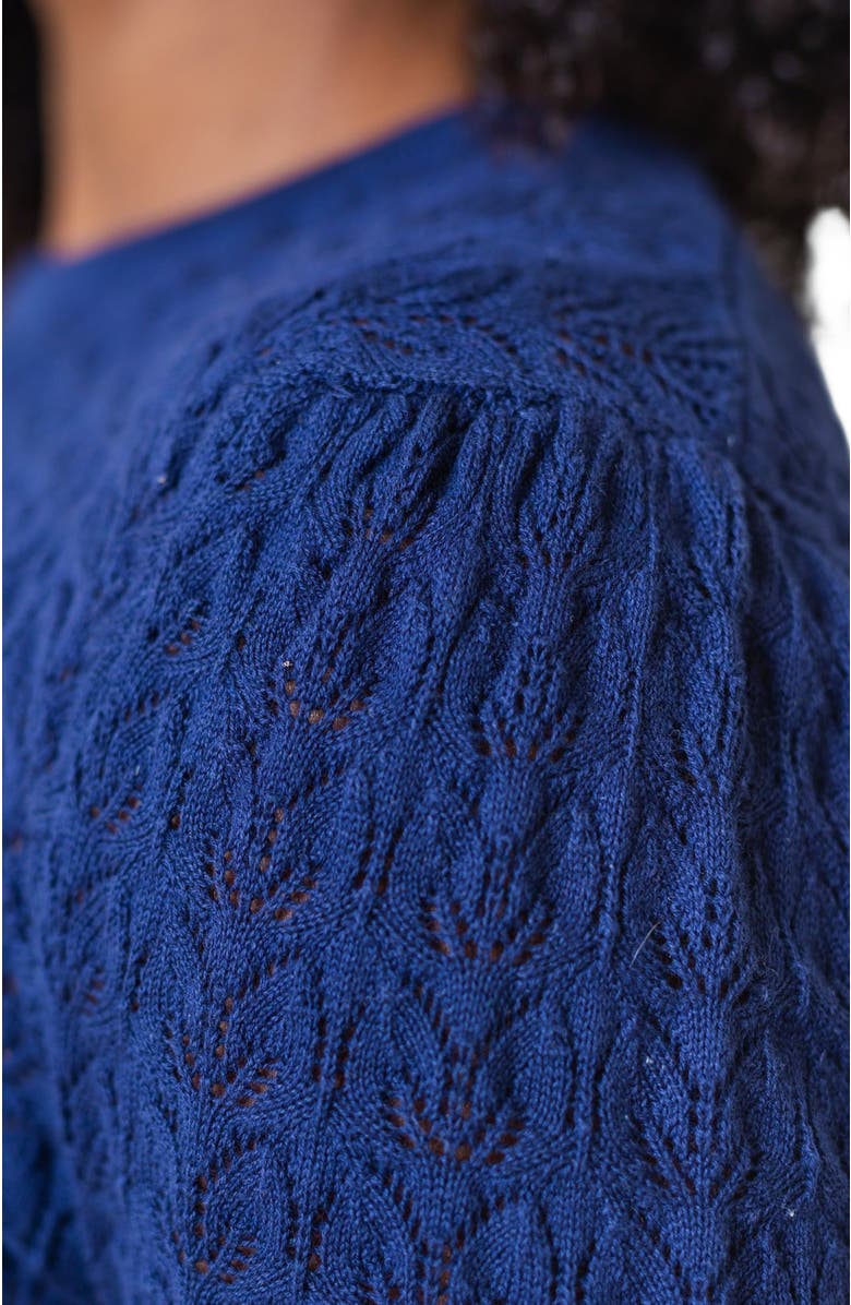 Hope & Henry Women's Organic Pointelle Sweater, Alternate, color, 