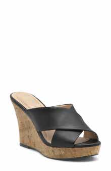 Charles by Charles David Latrice Cork Wedge Sandal