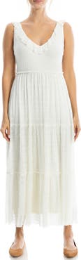 MAX STUDIO Tiered Maxi Dress