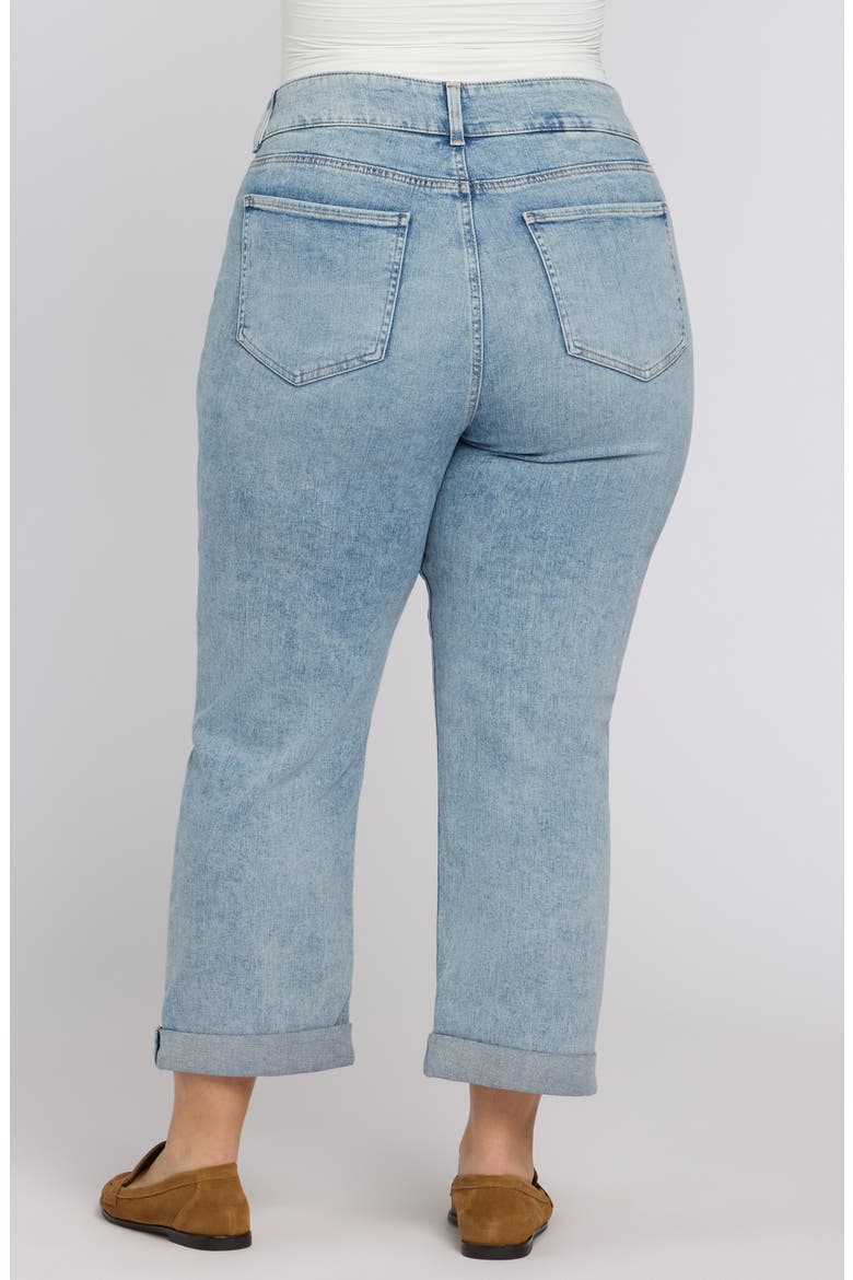 Bailey High Waist Crop Relaxed Straight Leg Jeans, Alternate, color, KEYS VIEW