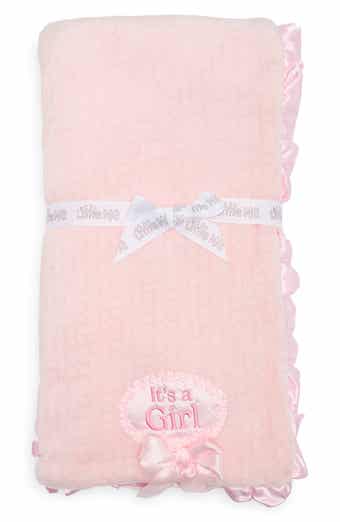 It's a Girl Ruffle Blanket
