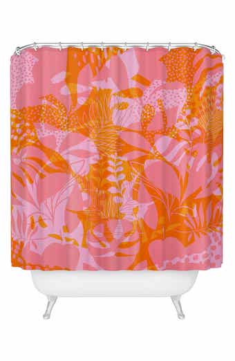 Layered Leaf Shower Curtain