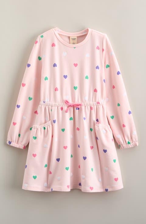 Kids' Easy Pocket Long Sleeve Dress