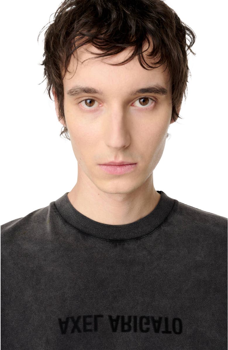 Axel Arigato Distort Washed T-Shirt, Alternate, color, Black