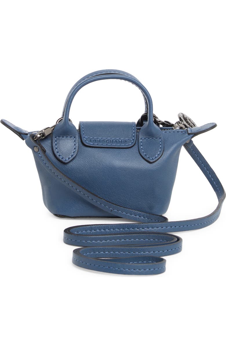 Longchamp Le Pliage Cuir Nano Crossbody Bag, Alternate, color,