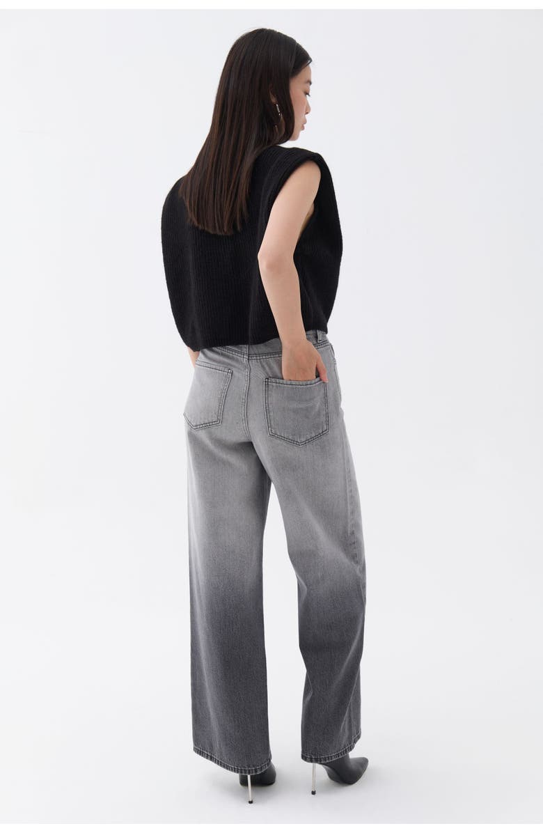 Nocturne Ribbed Turtleneck Knit Sweater, Alternate, color, 