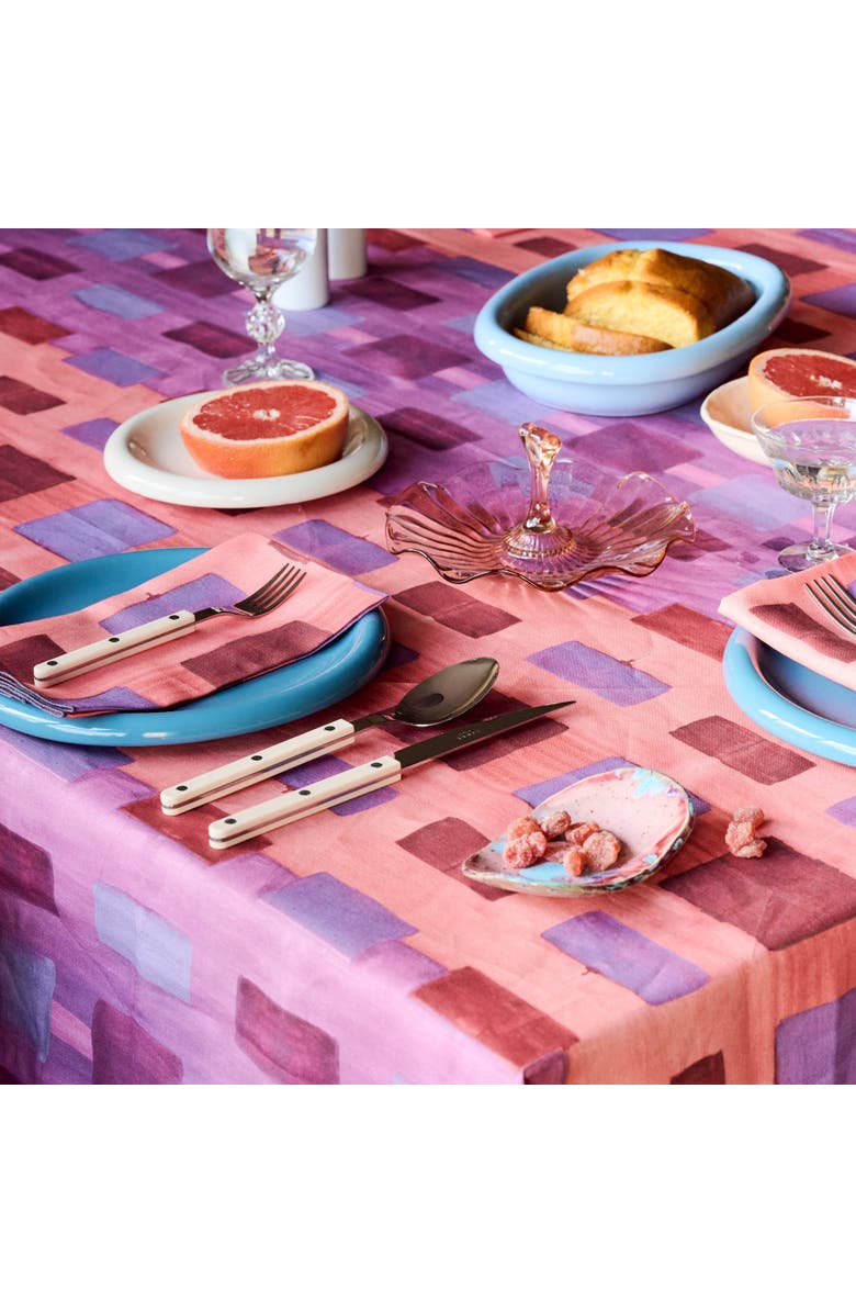 Goldie Home Round Tapestry Tablecloth, Alternate, color, Pink