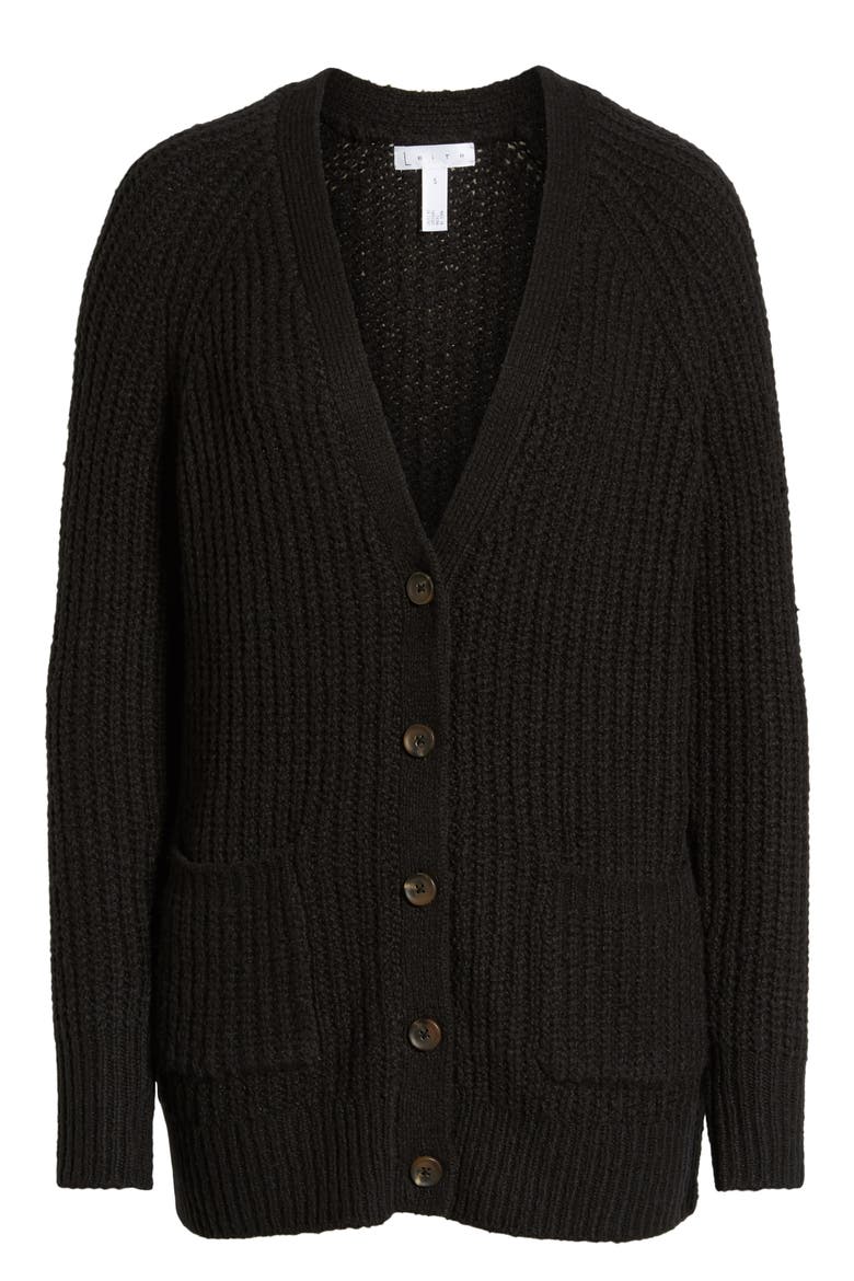 Grandpa Cardigan, Alternate, color, BLACK