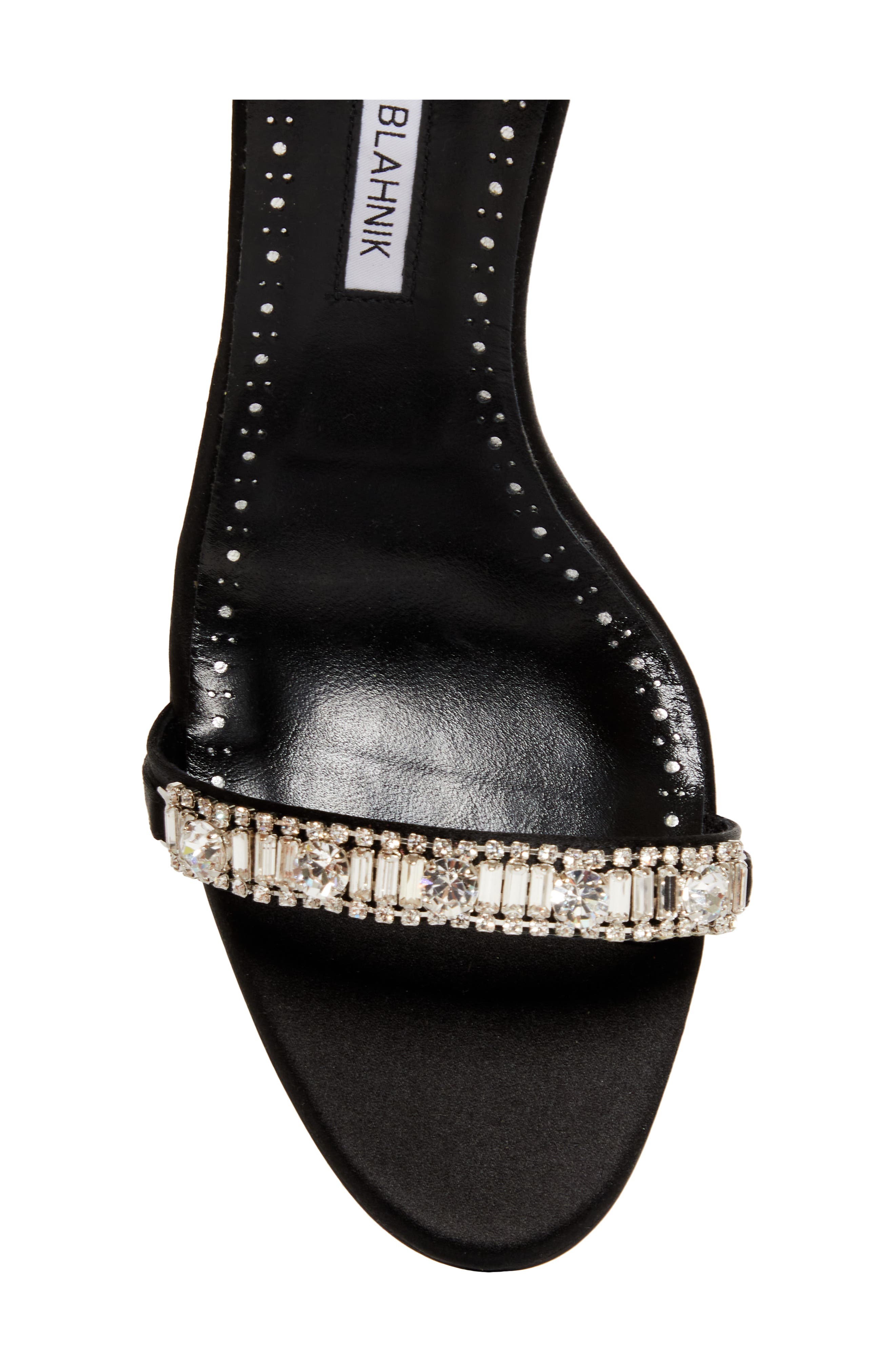 Manolo Blahnik Asasan Crystal Embellished Sandal, Alternate, color, 