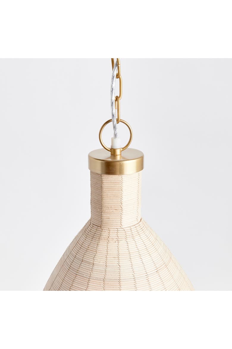 Maye Petite Bell Pendant, Alternate, color, Brown