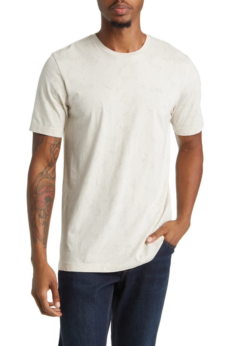 Warmer Tides Cotton T-Shirt, Main, color, MOONBEAM