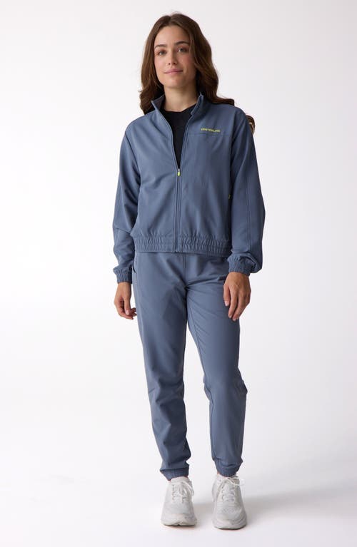 Centerline Athletics Courtside Track Jacket In Blue