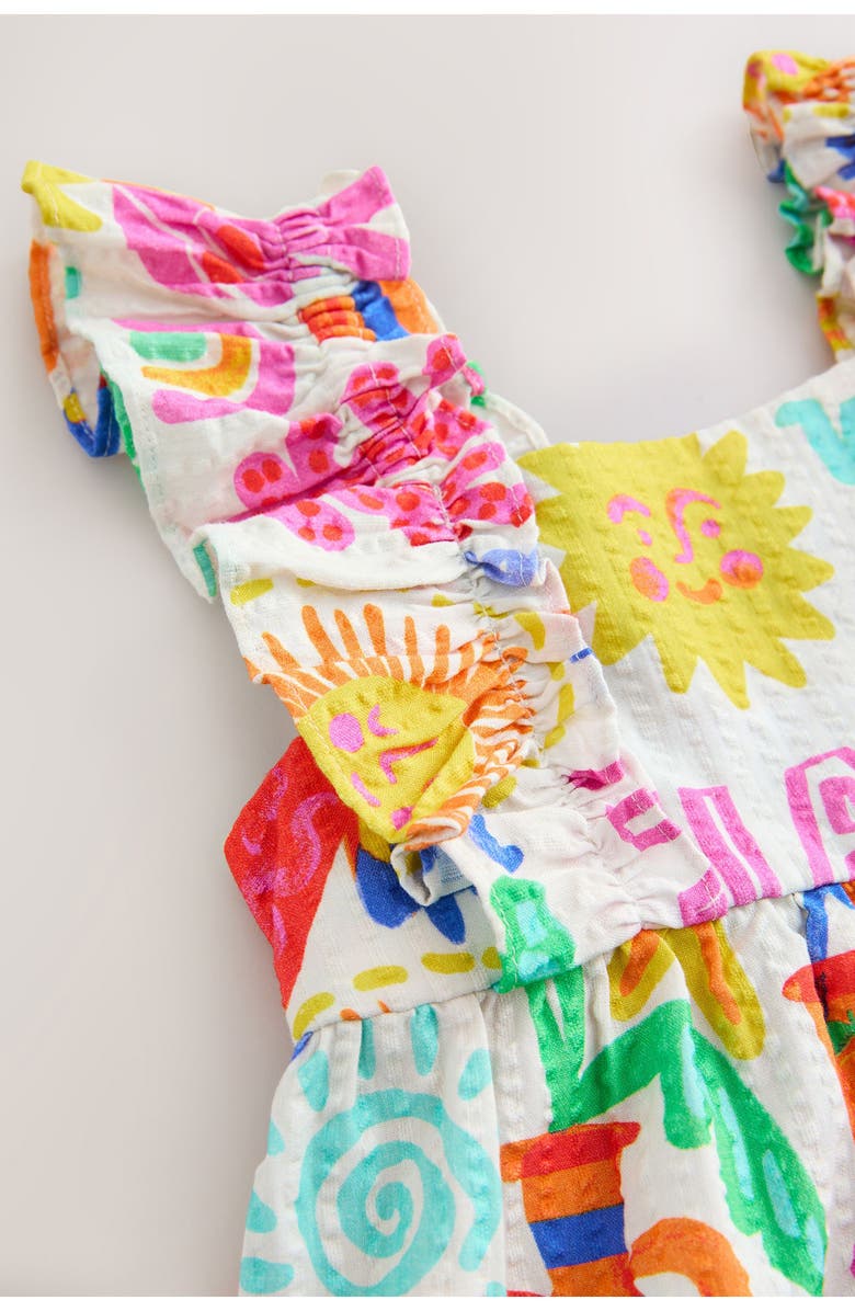 NEXT Kids' Holiday Print Romper, Alternate, color, Multi